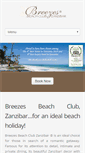 Mobile Screenshot of breezes-zanzibar.com